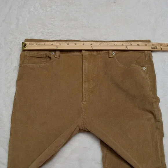 Old Navy Boys Karate Slim Built-In Flex Max Corduroy Pants Sz 18 Plus High Rise - Picture 15 of 16